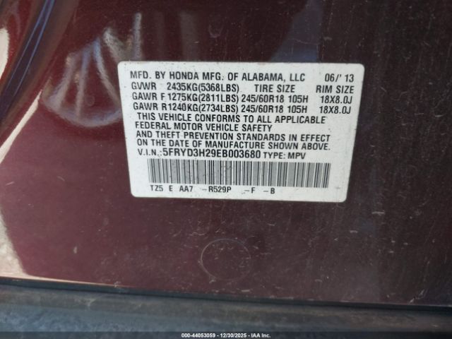 2014 ACURA MDX 5FRYD3H29EB003680 Photo 8
