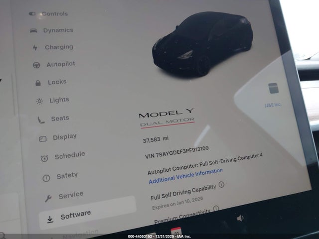 2023 TESLA MODEL Y 7SAYGDEF3PF913109 Photo 6