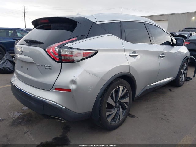 5N1AZ2MH7GN123289 Nissan Murano Platinum/s/sl/sv