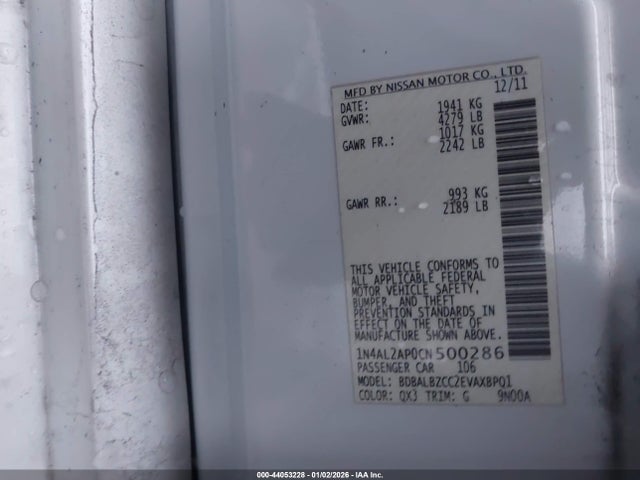 2012 NISSAN ALTIMA 1N4AL2AP0CN500286 Photo 8