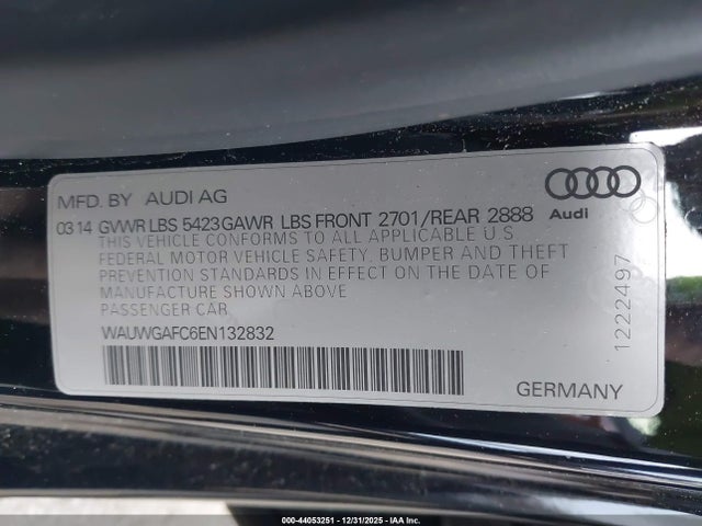 2014 AUDI A7 WAUWGAFC6EN132832 Photo 8