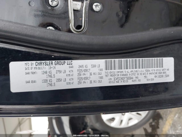Dodge Journey American Value Pkg 2015 3C4PDCAB3FT565844 Image 9