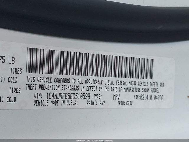 Jeep Patriot Latitude 2014 1C4NJRFB5ED510599 Image 9
