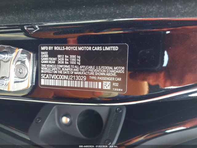 Rolls-Royce Ghost 2022 SCATV0C00NU213029 Image 9