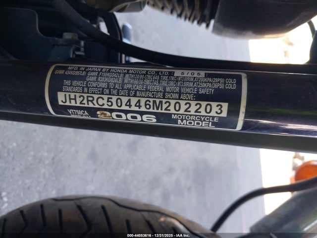 2006 HONDA VT750 JH2RC50446M202203 Photo 9