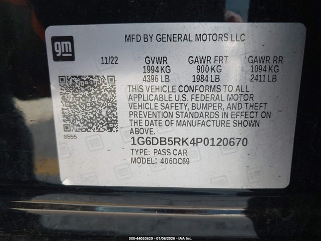 2023 CADILLAC CT4 1G6DB5RK4P0120670 Photo 8