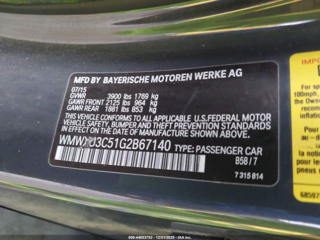 2016 MINI HARDTOP WMWXU3C51G2B67140 Photo 8