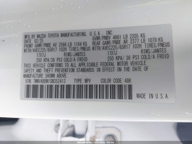Mazda Cx-50 2.5 S Preferred Package 2025 7MMVABBM1SN352413 Image 9