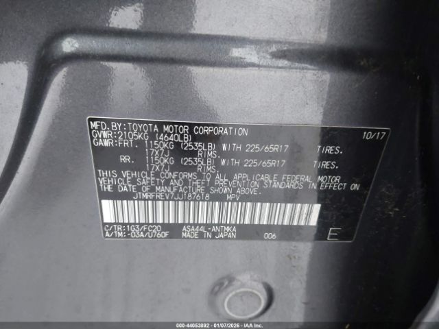 2018 TOYOTA RAV4 JTMRFREV7JJ187618 Photo 8