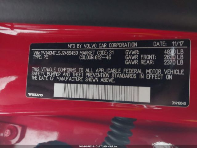 2018 VOLVO S60 YV140MTL9J2459459 Photo 8