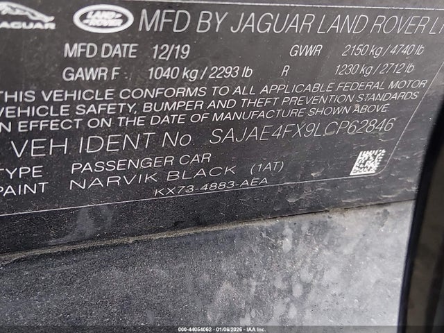 2020 JAGUAR XE SAJAE4FX9LCP62846 Photo 8