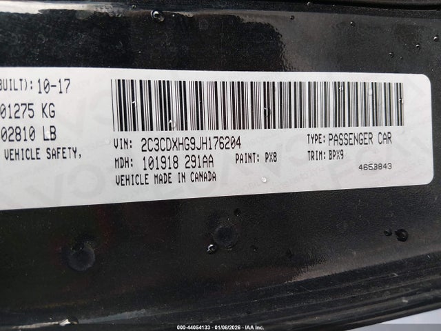 2018 DODGE CHARGER 2C3CDXHG9JH176204 Photo 8