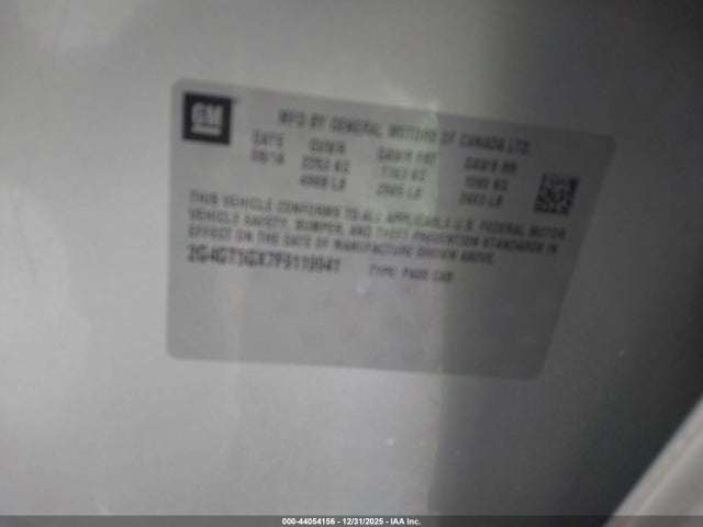 2G4GT5GX7F9119941 Buick REGAL GS