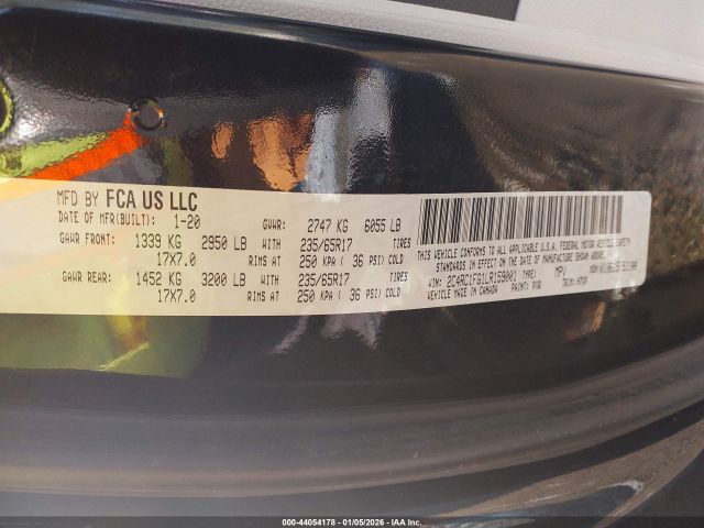 2020 CHRYSLER PACIFICA 2C4RC1FG1LR159001 Photo 8