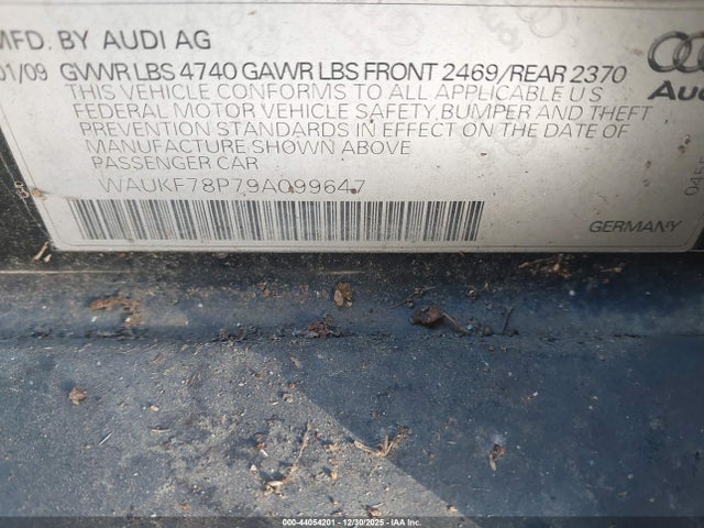 2009 AUDI A3 WAUKF78P79A099647 Photo 8