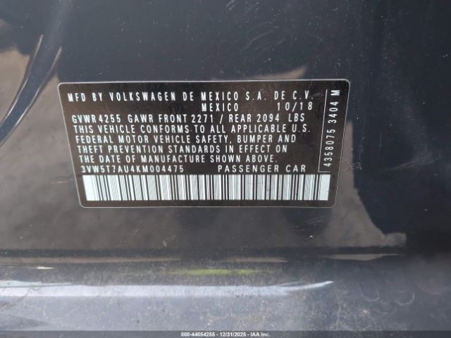 2019 VOLKSWAGEN GOLF GTI 3VW5T7AU4KM004475 Photo 8