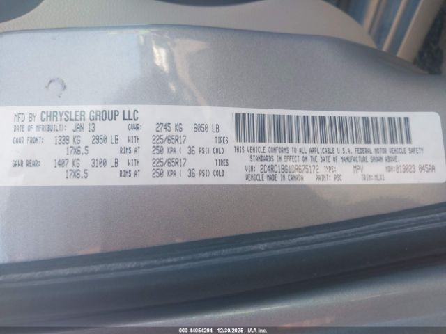 2013 CHRYSLER TOWN & COUNTRY 2C4RC1BG1DR675172 Photo 8