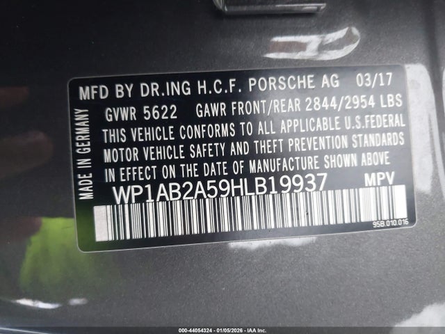 2017 PORSCHE MACAN WP1AB2A59HLB19937 Photo 8