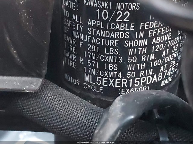 2023 KAWASAKI EX650 ML5EXER15PDA87453 Photo 9