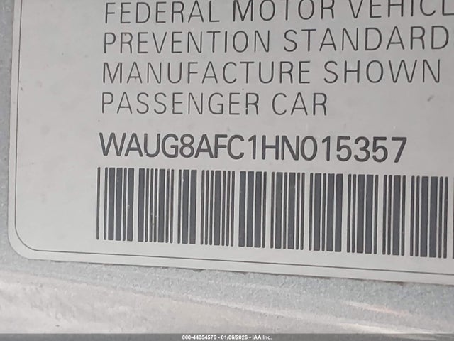 44054576 :رقم المزاد ، WAUG8AFC1HN015357 vin ، 2017 Audi A6 2.0t Premium مزاد بيع
