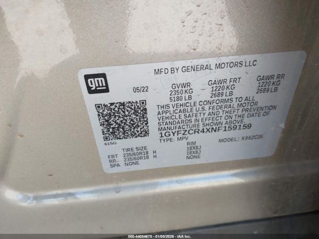 2022 CADILLAC XT4 1GYFZCR4XNF159159 Photo 8