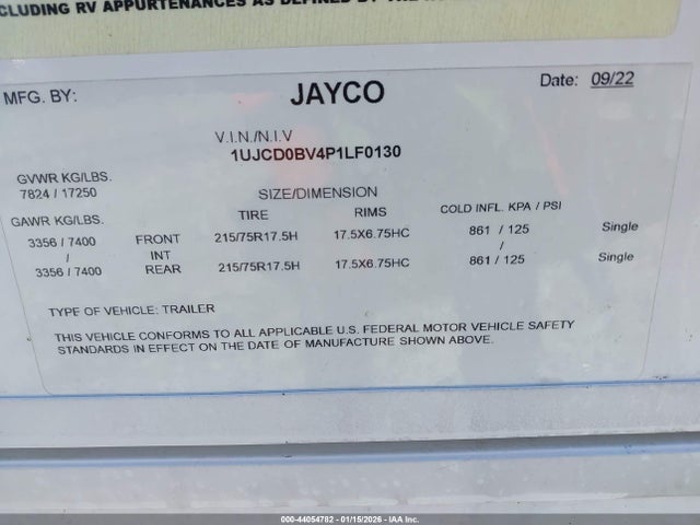 Jayco North Point 2023 1UJCD0BV4P1LF0130 Image 20
