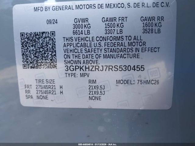3GPKHZRJ7RS530455 Honda Prologue Elite