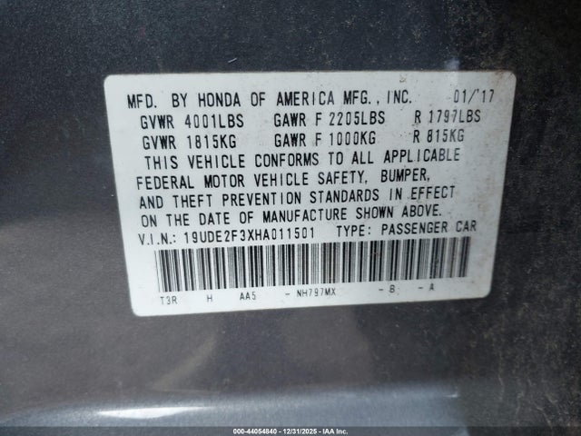 2017 ACURA ILX 19UDE2F3XHA011501 Photo 8