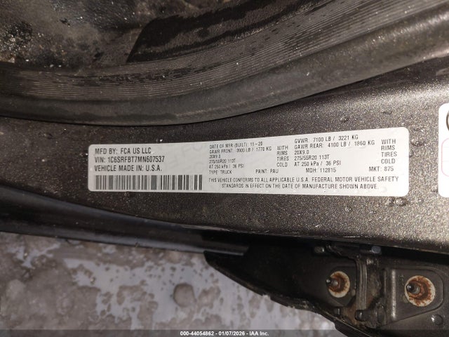 2021 RAM 1500 1C6SRFBT7MN607537 Photo 8