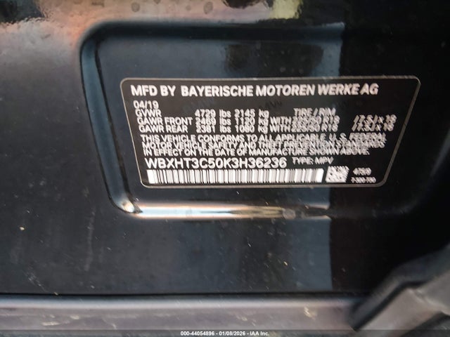 2019 BMW X1 WBXHT3C50K3H36236 Photo 8