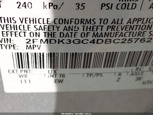 2013 FORD EDGE 2FMDK3GC4DBC25762 Photo 8