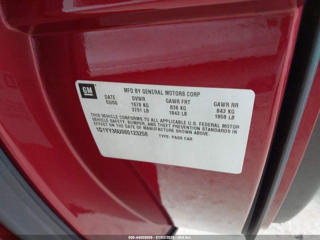 2006 CHEVROLET CORVETTE 1G1YY36U065123258 Photo 8