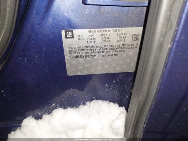 2014 CADILLAC CTS 1G6AR5S3XE0172836 Photo 8