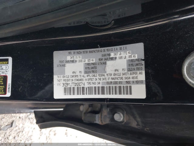 Mazda Mazda3 I Sport 2016 3MZBM1J77GM280714 Image 9