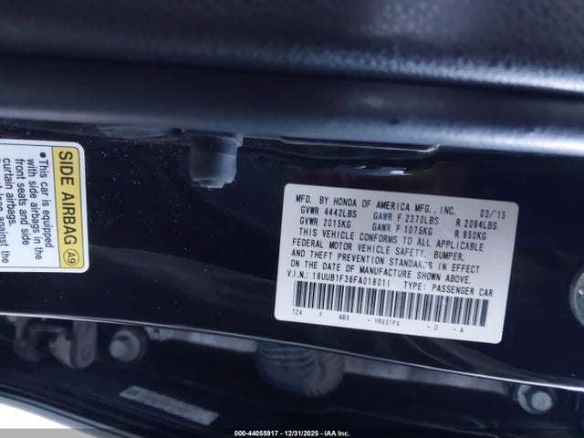 2015 ACURA TLX 19UUB1F36FA018011 Photo 8