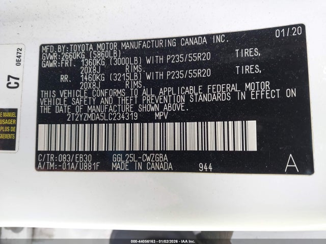 2020 LEXUS RX 350 2T2YZMDA5LC234319 Photo 8