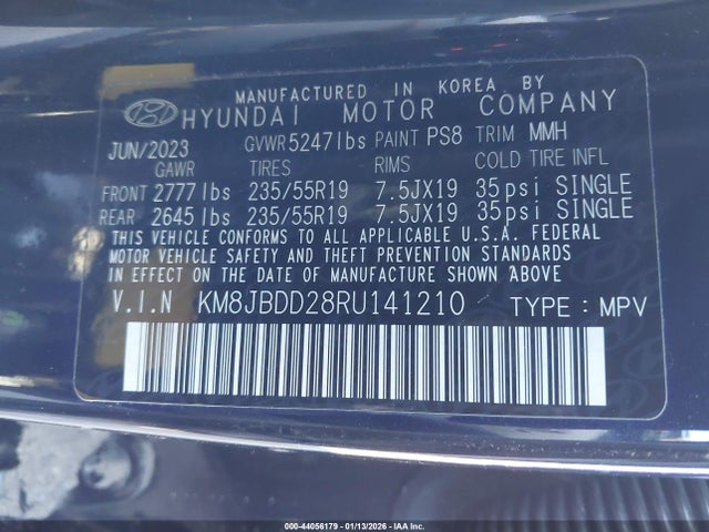 2024 HYUNDAI TUCSON PLUG-IN HYBRID KM8JBDD28RU141210 Photo 8