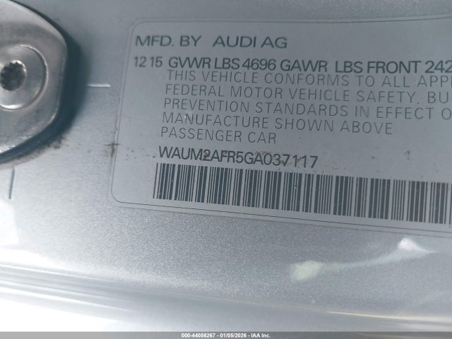 2016 AUDI A5 WAUM2AFR5GA037117 Photo 8