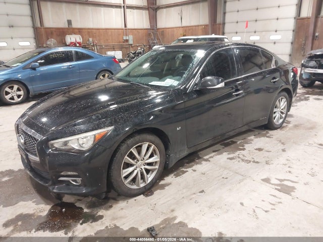 2014 Infiniti Q50 Premium მანქანა იყიდება აუქციონზე, vin: JN1BV7AR1EM701326, აუქციონის ნომერი: 44056480