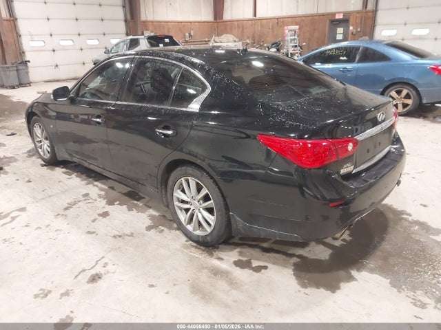 2014 Infiniti Q50 Premium მანქანა იყიდება აუქციონზე, vin: JN1BV7AR1EM701326, აუქციონის ნომერი: 44056480