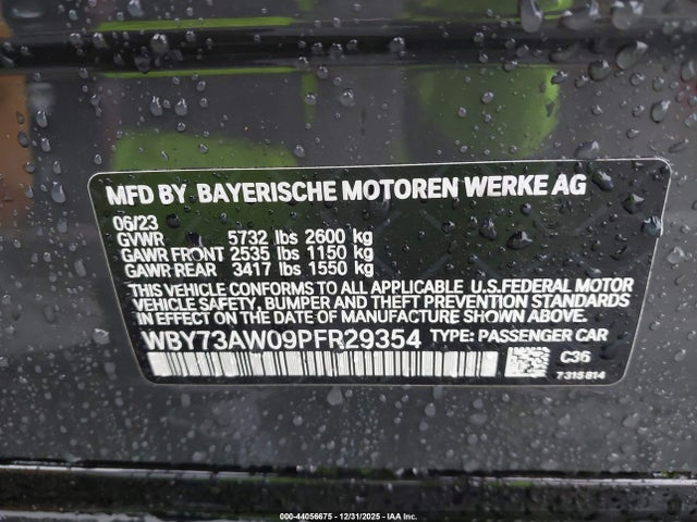 2023 BMW I4 WBY73AW09PFR29354 Photo 8