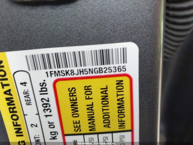 2022 FORD EXPLORER 1FMSK8JH5NGB25365 Photo 8