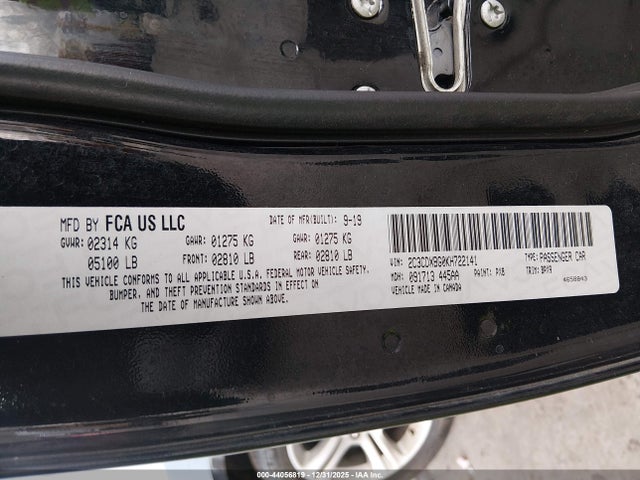 Dodge Charger Sxt Rwd 2019 2C3CDXBG0KH722141 Image 9