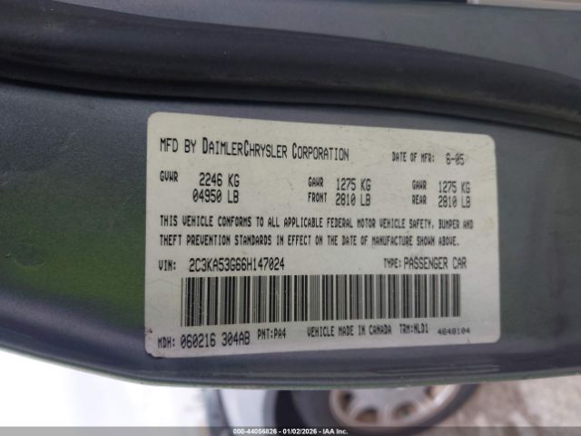 2006 CHRYSLER 300 2C3KA53G66H147024 Photo 8