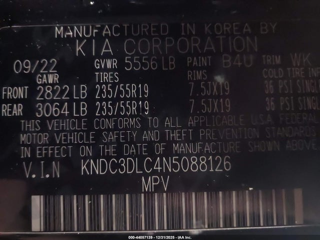 2022 KIA EV6 KNDC3DLC4N5088126 Photo 8