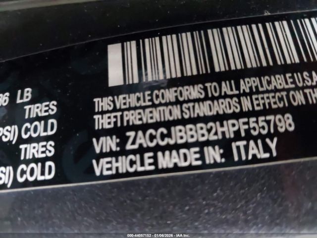 2017 JEEP RENEGADE ZACCJBBB2HPF55798 Photo 8