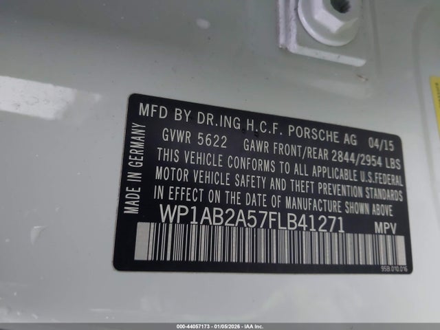 2015 PORSCHE MACAN WP1AB2A57FLB41271 Photo 8