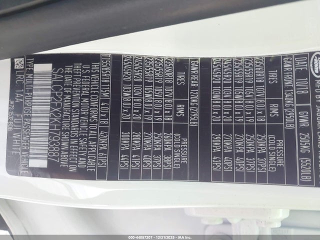 2019 LAND ROVER DISCOVERY SPORT SALCP2FX2KH793887 Photo 8