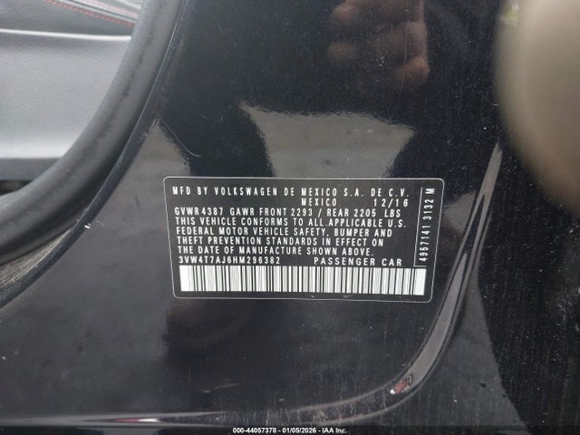 3VW4T7AJ6HM296382 Volkswagen JETTA GLI