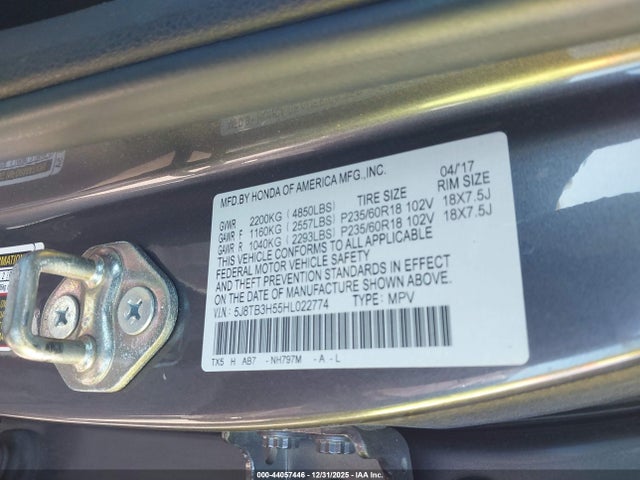 2017 ACURA RDX 5J8TB3H55HL022774 Photo 8